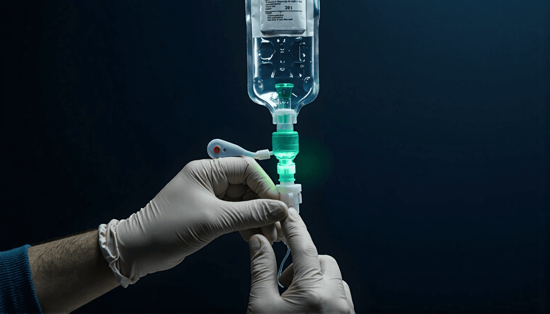 Evde serum tedavisi — IV infüzyon uygulaması