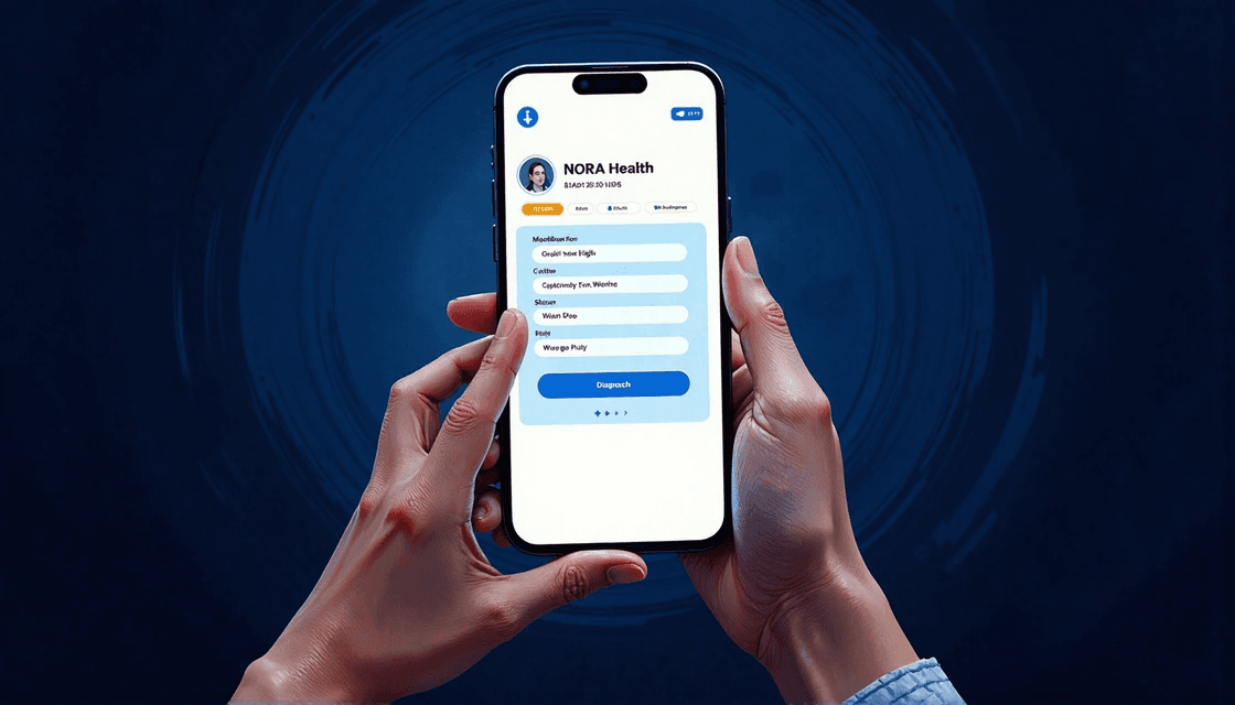 NORA platformu nasıl çalışır — mobil uygulama form ekranı